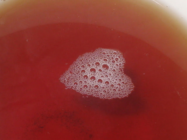 Bubbles in tea