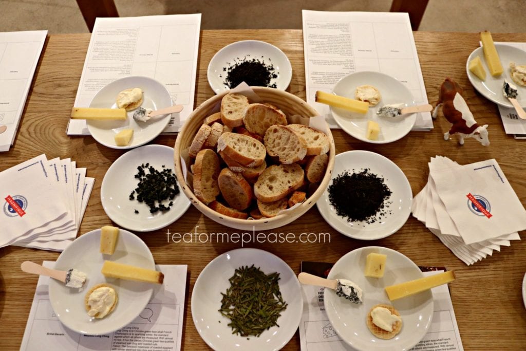 cheese pairing table setting