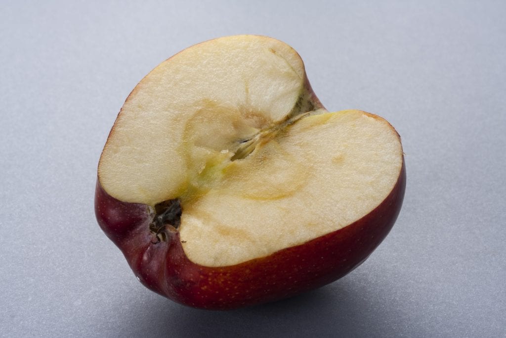 Tea leaves turn brown when exposed to oxygen, just like apple slices