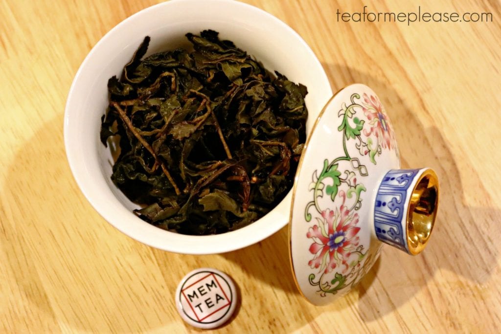 MEM Tea Tung Ting leaves in gaiwan