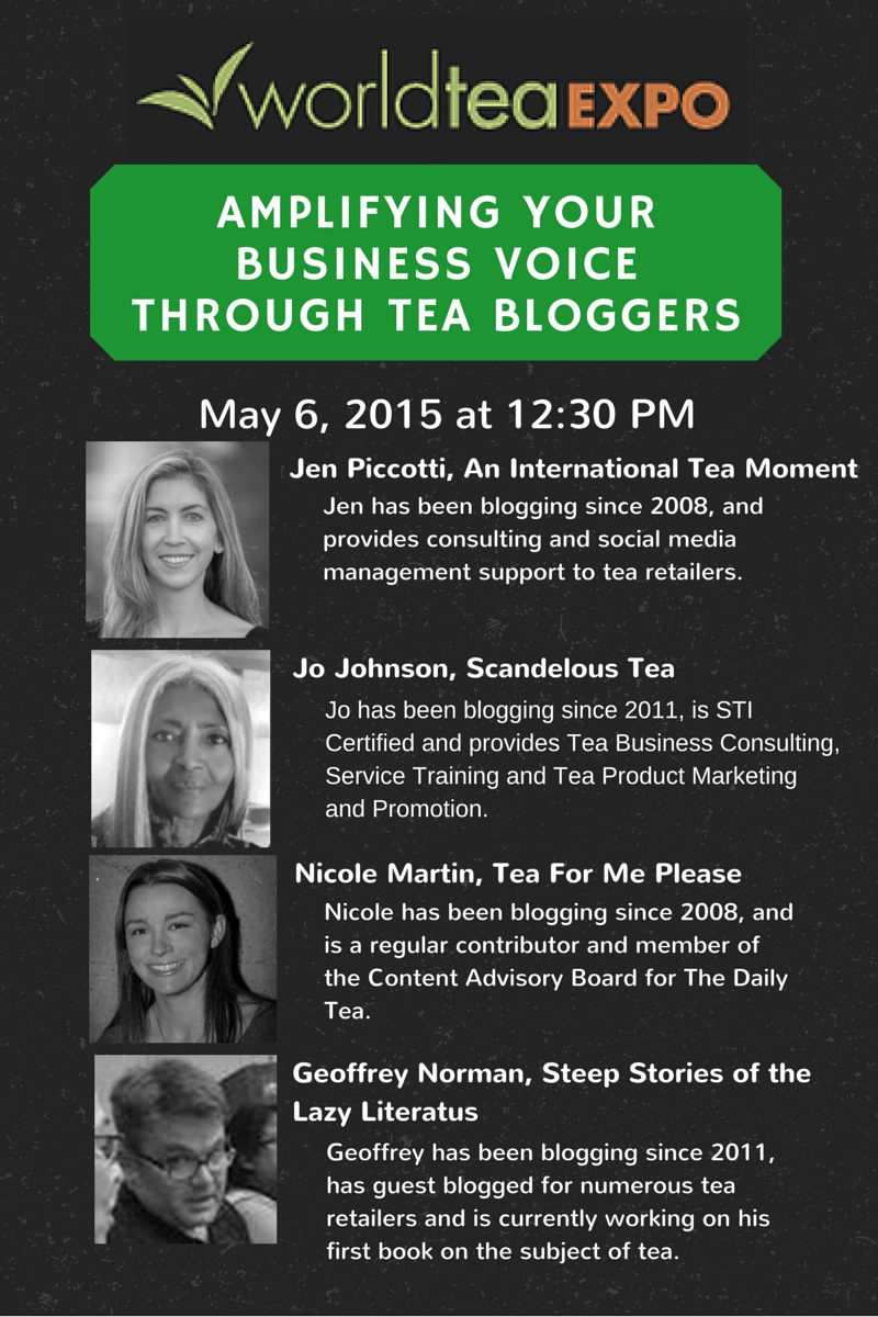 Meet Me at World Tea Expo 2015!