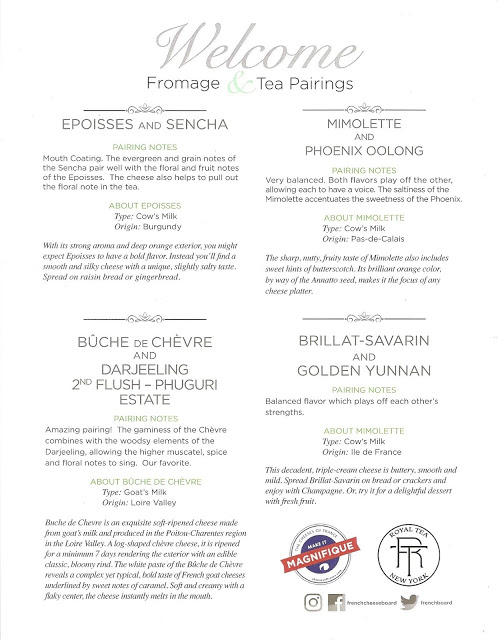 Tea & Fromage with The French Cheese Board and Royal Tea NY