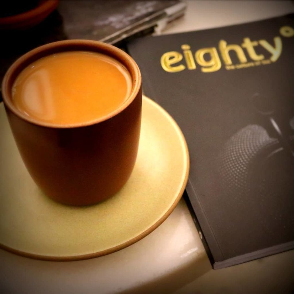 tea magazine with a cup of chai