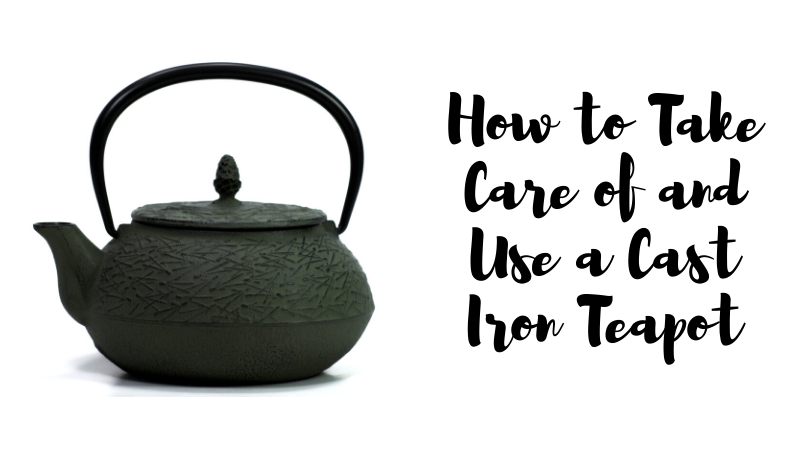 Teavana cast iron teapot top