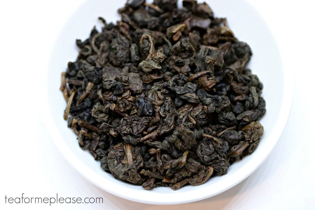 Hong Xin Tie Guan Yin closeup