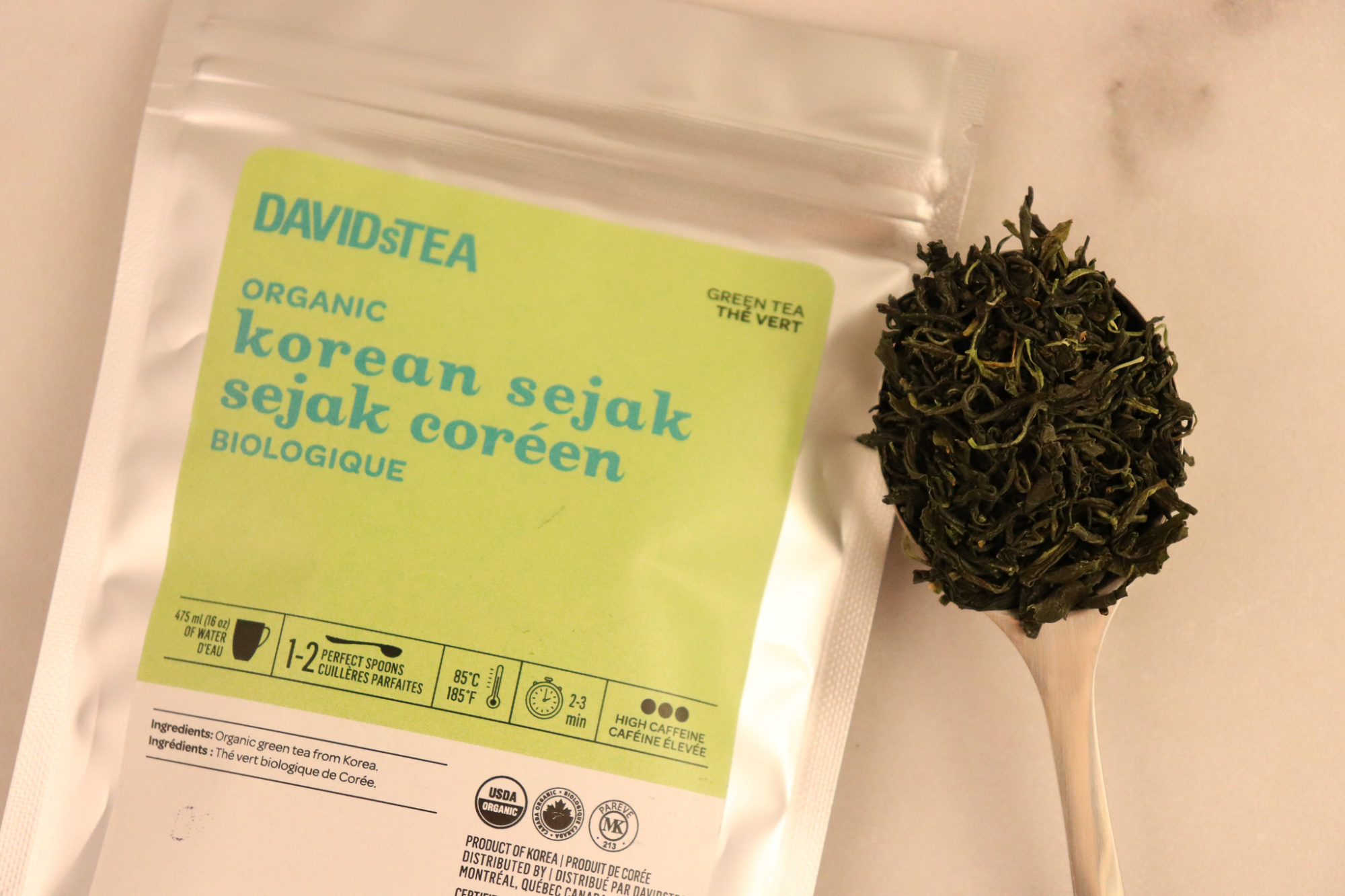 Digging Deeper – Organic Korean Sejak from DAVIDsTEA