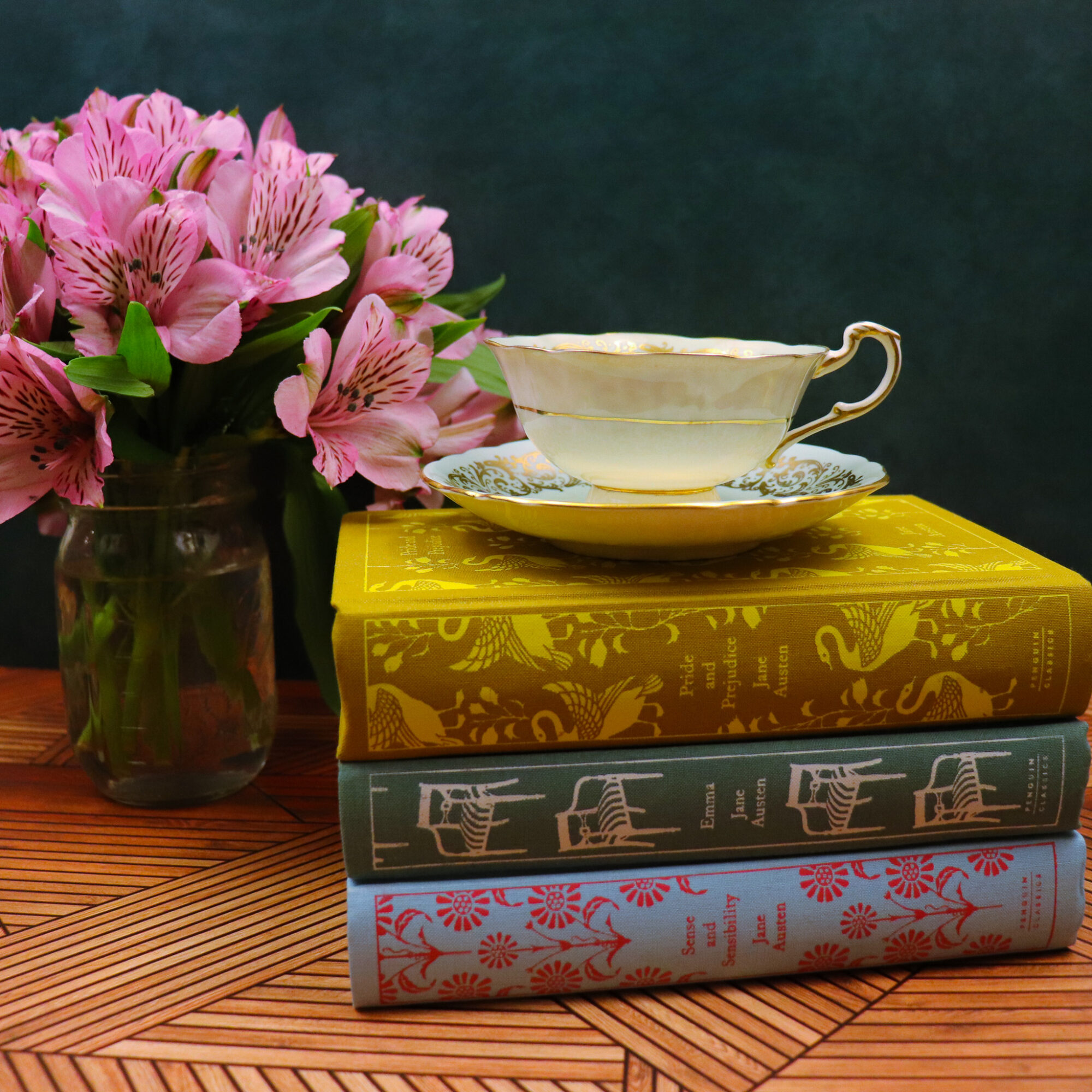Vintage teacup from Swirling Orange