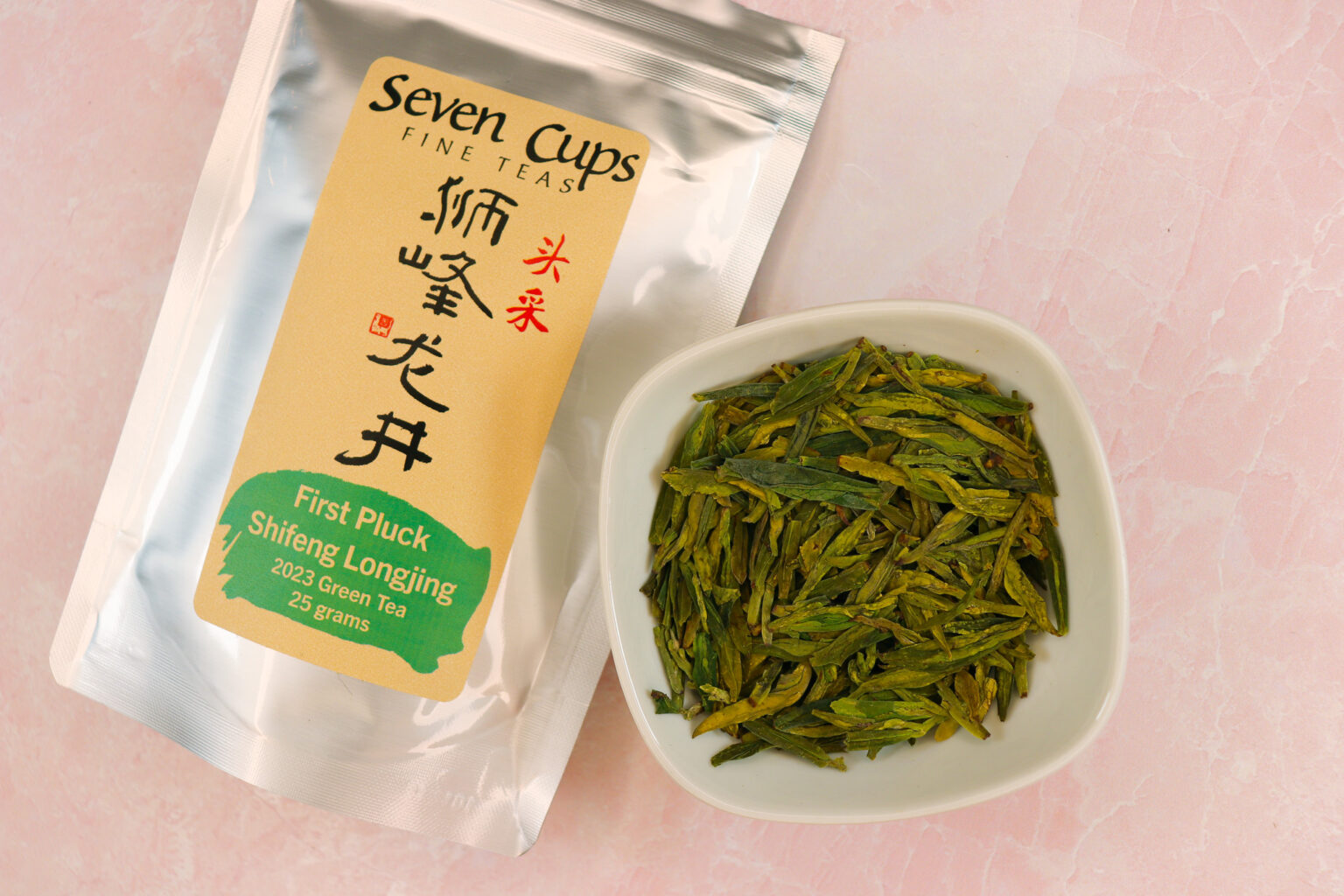 Seven cups 2023 first pluck shifeng longjing tea for me please