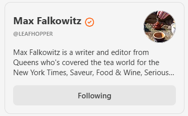 Max Falkowitz - Tea Writers You Should Follow on Substack