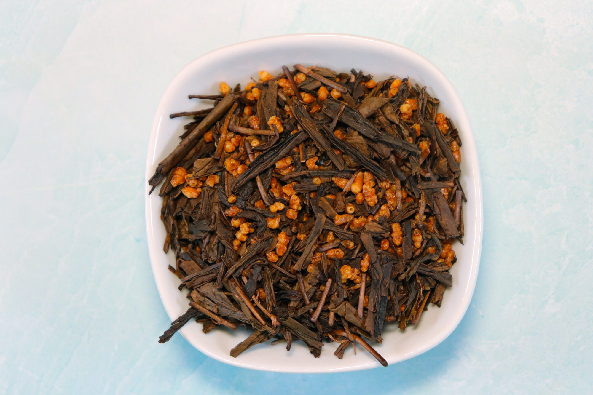 Gentle Arteafacts Hojicha-Genmaicha dry leaves